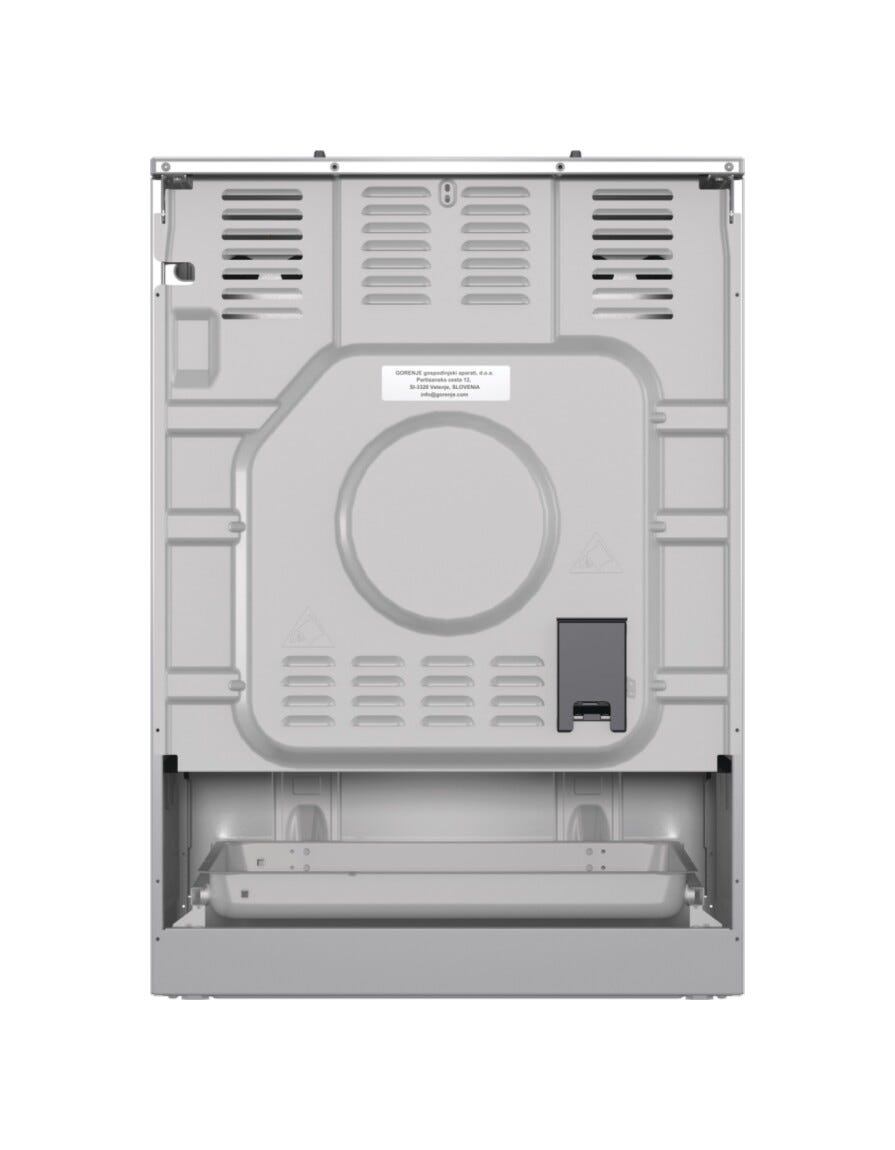 Gorenje GK6C4XF G600 Cucina da accosto cm. 60 - 4 zone a gas + 1 forno elettrico - grigio
