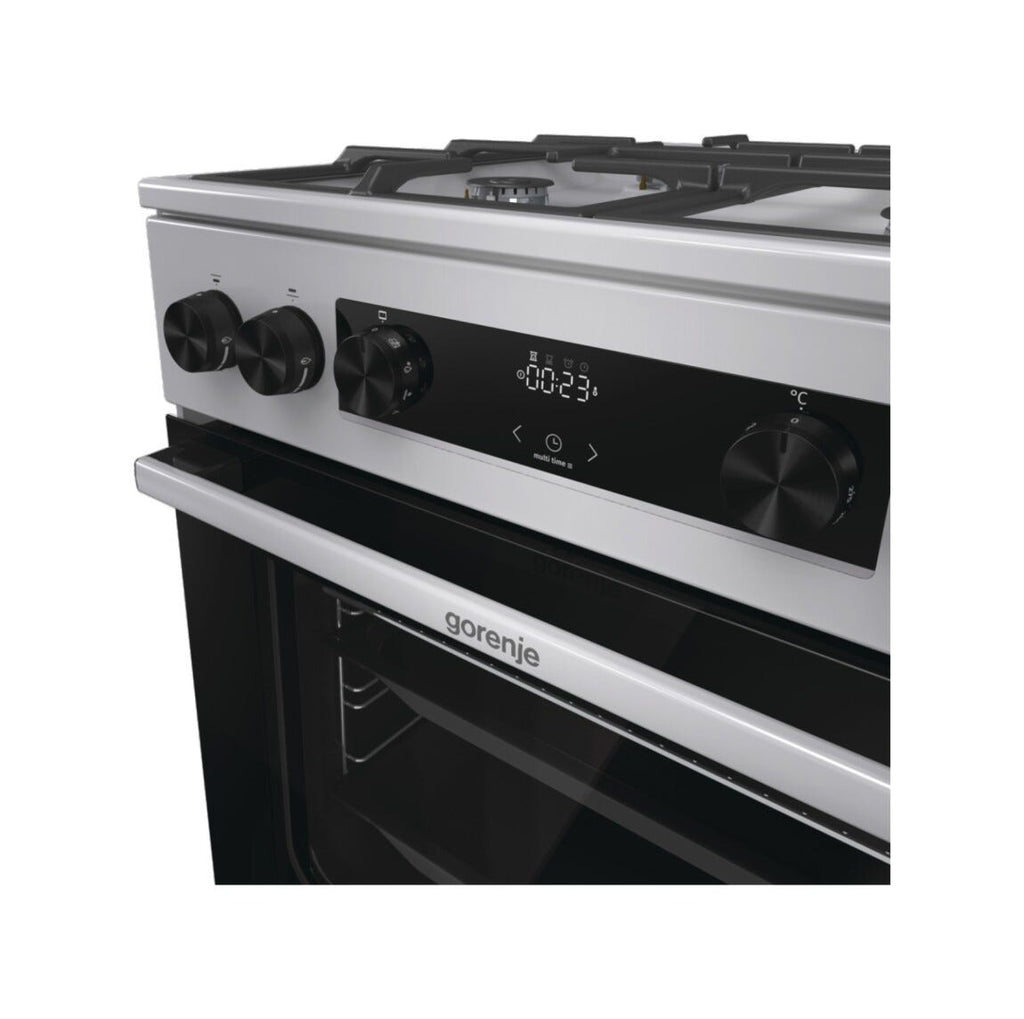 Gorenje GK6C4XF G600 Cucina da accosto cm. 60 - 4 zone a gas + 1 forno elettrico - grigio