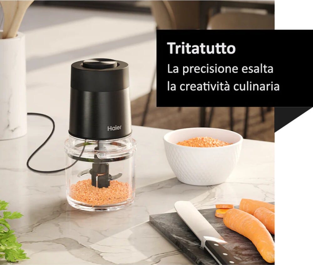 Haier HCH5B1 011 I-Master Serie 5 Tritatutto 0,5 lt. - nero