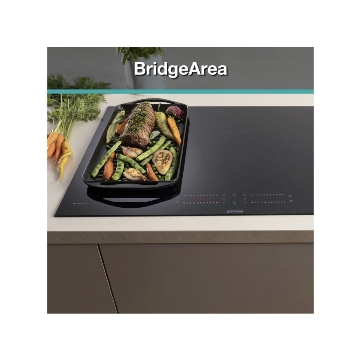 Gorenje GI6432BCWF Piano cottura a induzione cm. 60 - vetroceramica nero