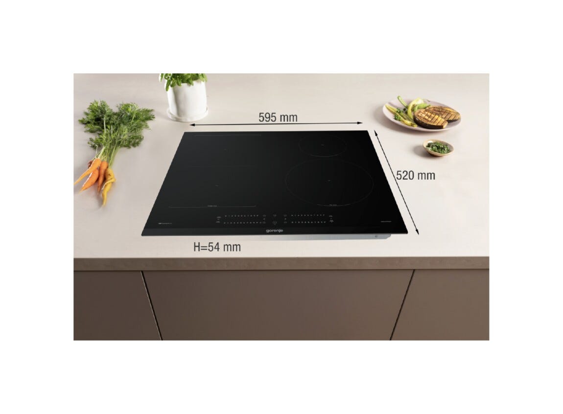 Gorenje GI6432BCWF Piano cottura a induzione cm. 60 - vetroceramica nero