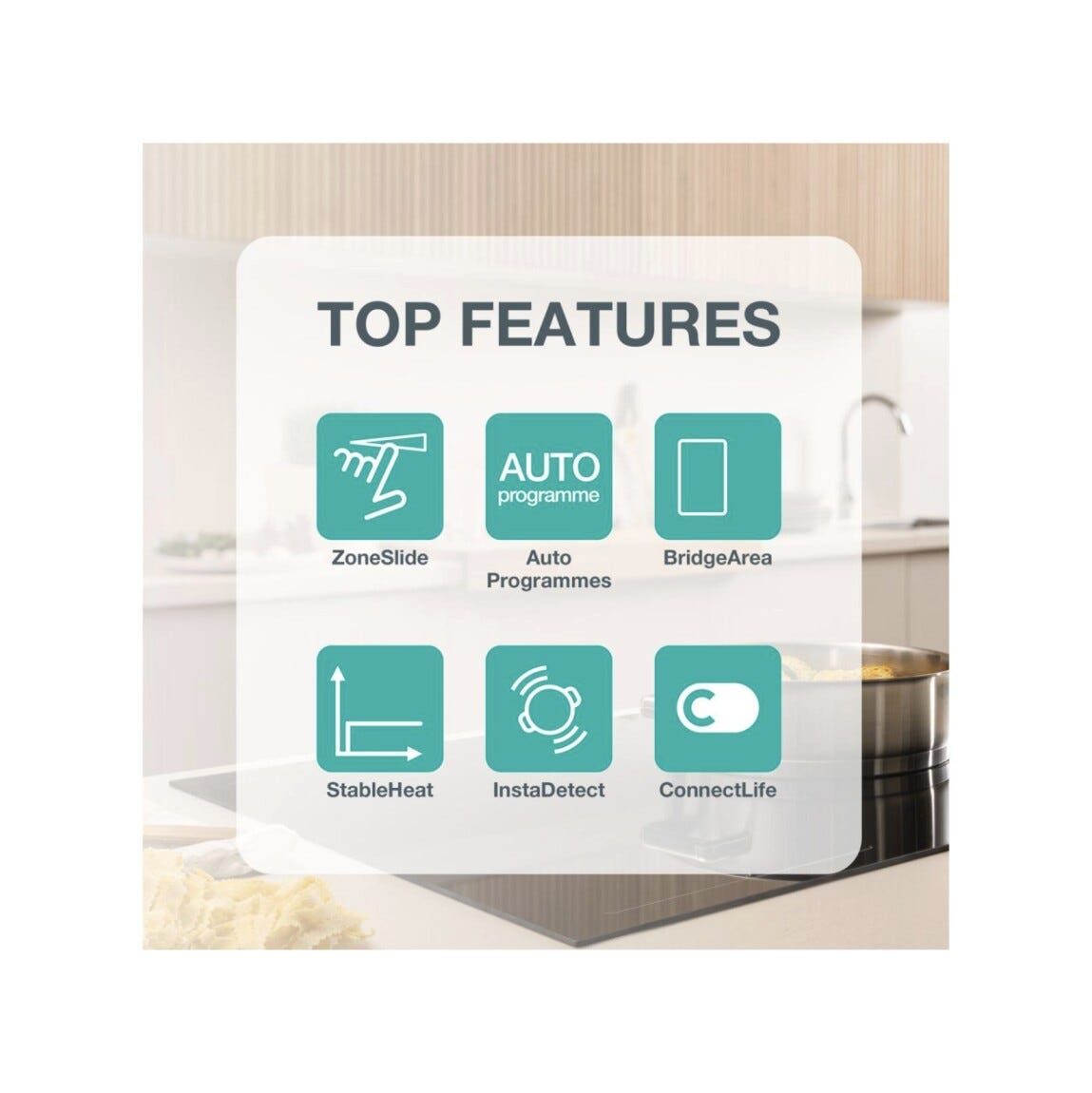 Gorenje GI6432BCWF Piano cottura a induzione cm. 60 - vetroceramica nero