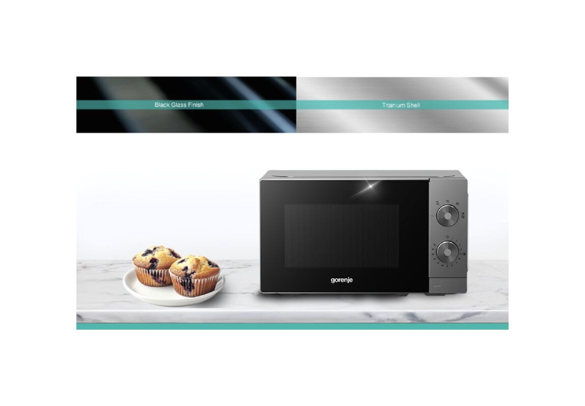 Gorenje MO20E1T4 Forno a microonde cm. 44 - inox