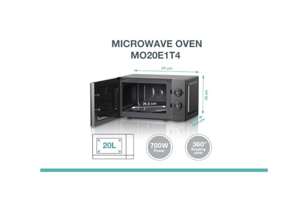 Gorenje MO20E1T4 Forno a microonde cm. 44 - inox