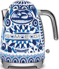 Smeg Selection KLF03DGBEU 50's style Blu Mediterraneo Bollitore elettrico standard 1,7 l. - decorato lucido