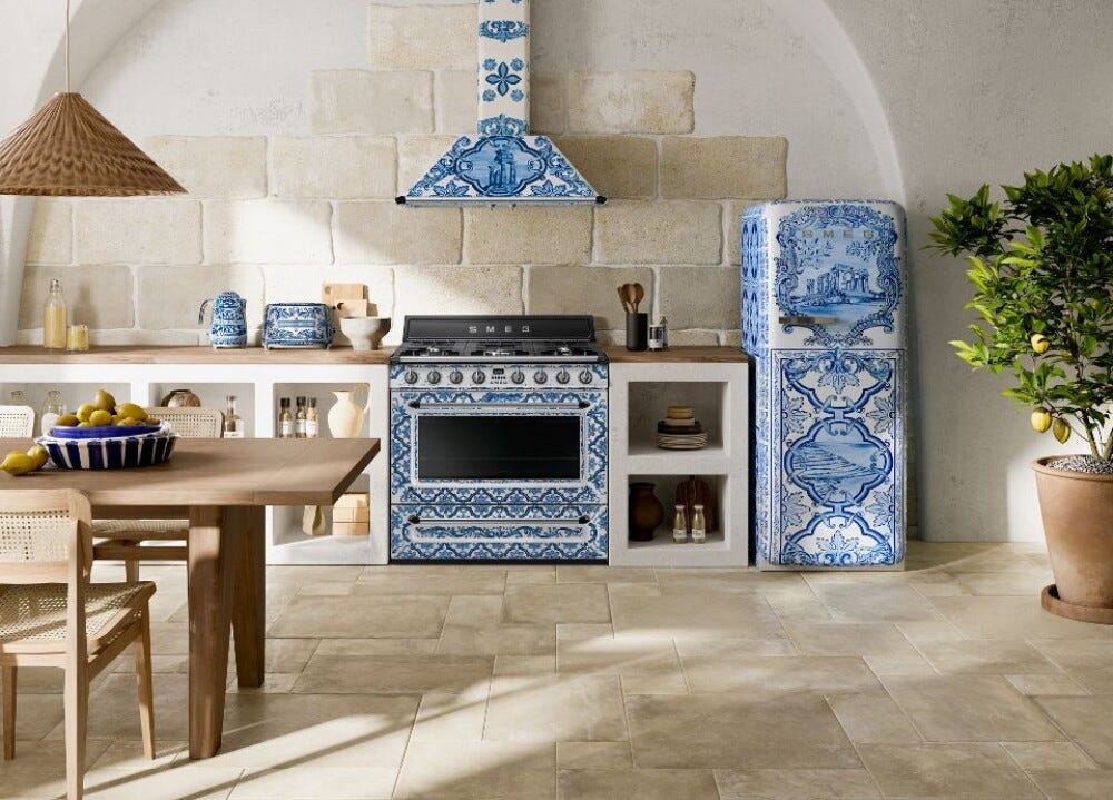 Smeg Selection KLF03DGBEU 50's style Blu Mediterraneo Bollitore elettrico standard 1,7 l. - decorato lucido