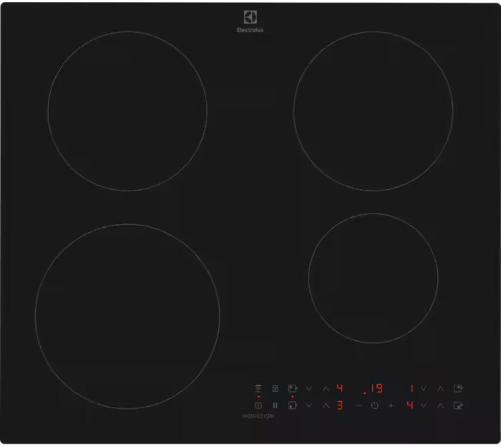 Electrolux EIT60433CT Serie 500 SaphirMatt® Piano cottura a induzione cm. 59 - vetro nero opaco