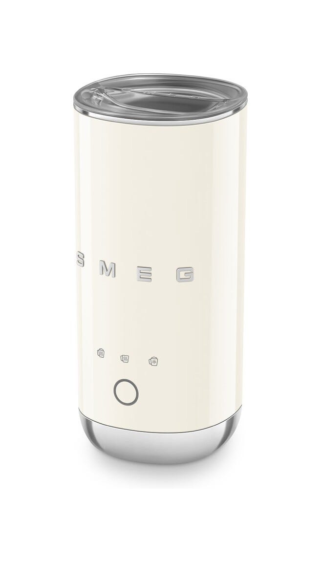 Smeg Selection MFF02CREU 50's Style Montalatte elettrico 120 ml. - panna lucido