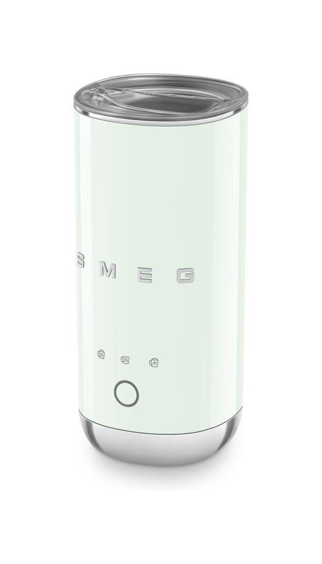 Smeg Selection MFF02PGEU 50's Style Montalatte elettrico 120 ml. - verde pastello lucido