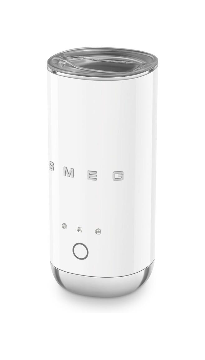 Smeg Selection MFF02WHEU 50's Style Montalatte elettrico 120 ml. - bianco lucido