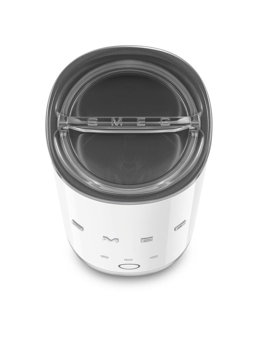 Smeg Selection MFF02WHEU 50's Style Montalatte elettrico 120 ml. - bianco lucido