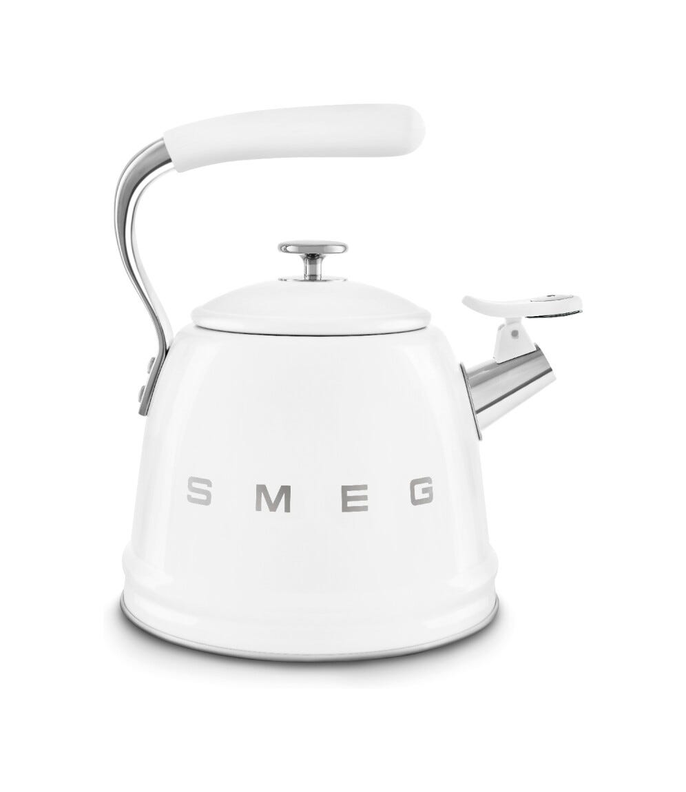 Smeg Selection WKF01WH 50's Style Bollitore per piano cottura 2,3 l - bianco lucido