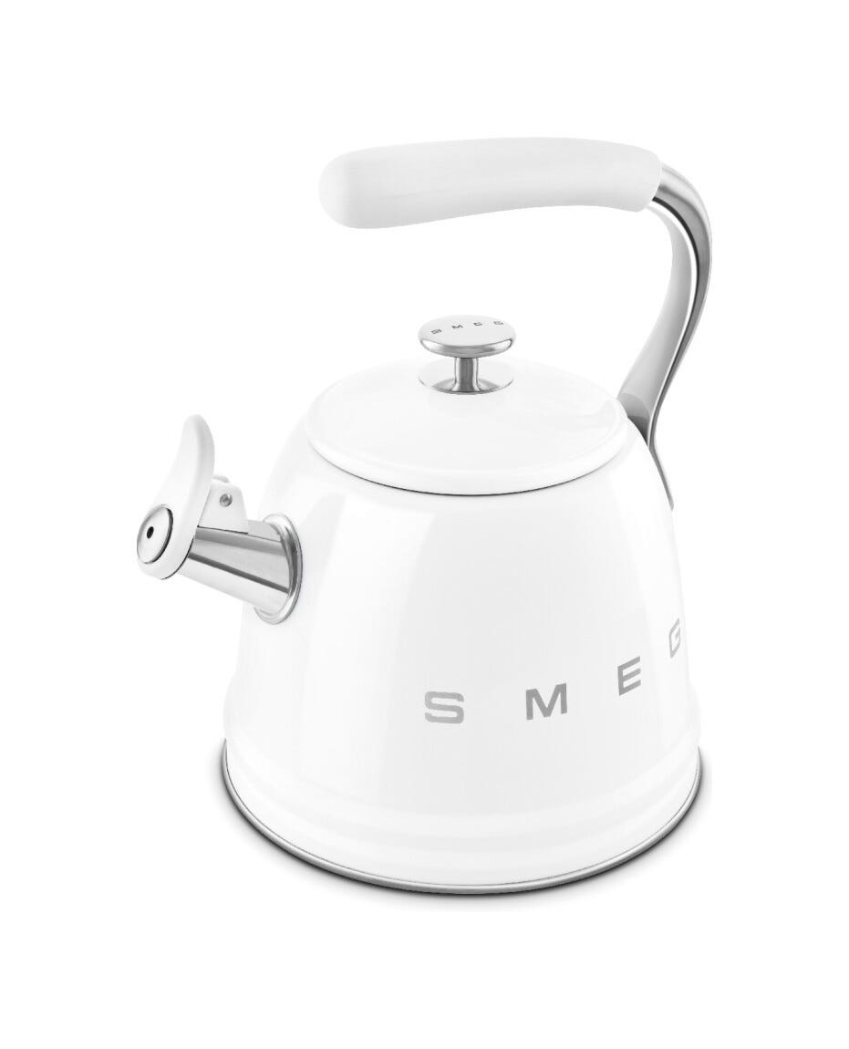 Smeg Selection WKF01WH 50's Style Bollitore per piano cottura 2,3 l - bianco lucido