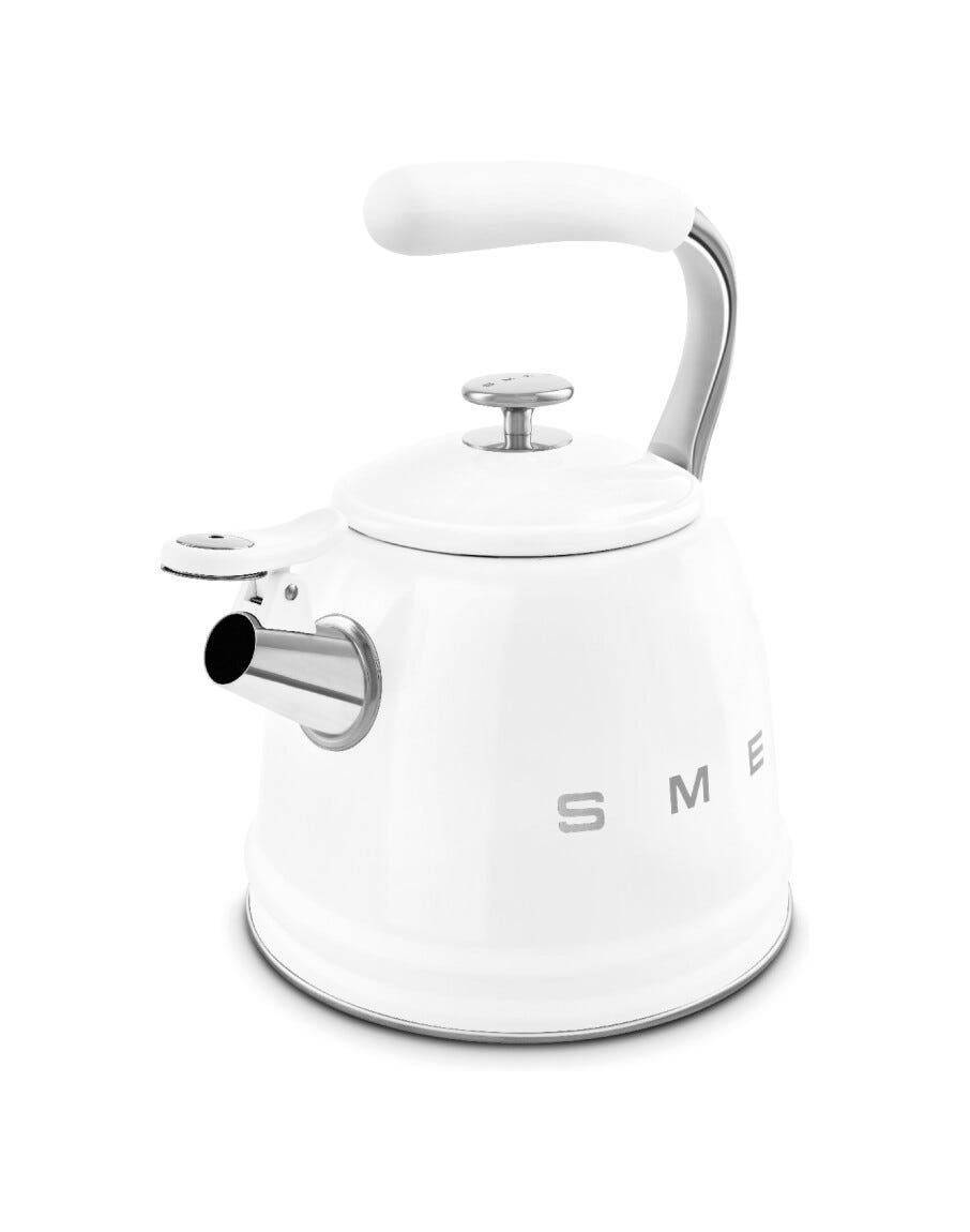 Smeg Selection WKF01WH 50's Style Bollitore per piano cottura 2,3 l - bianco lucido