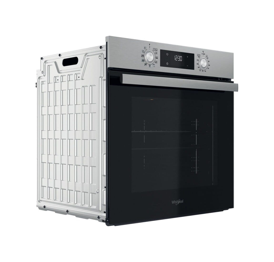 Whirlpool OMR58RU0SX Forno elettrico pirolitico cm. 60 - inox/nero
