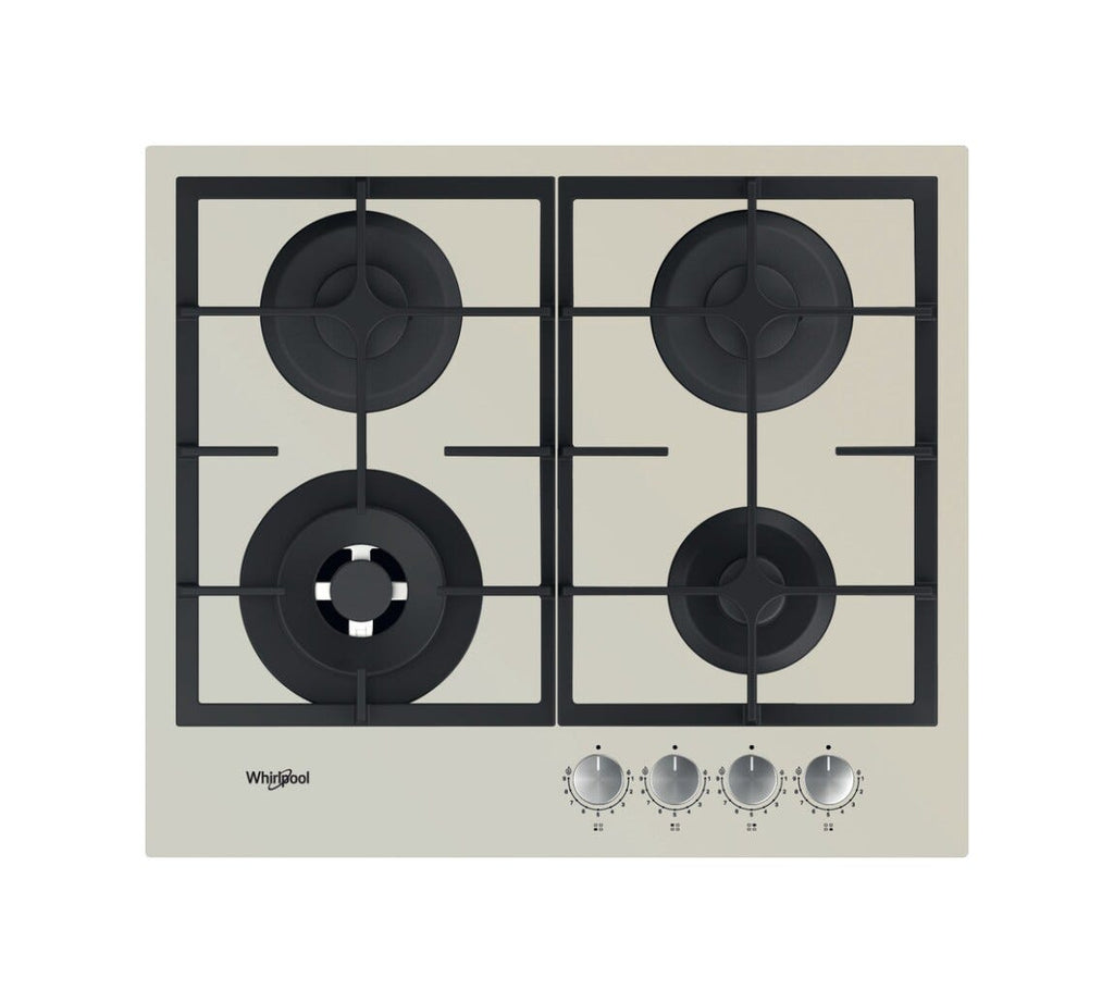Whirlpool GOFL 629/S Piano cottura a gas cm. 59 - champagne