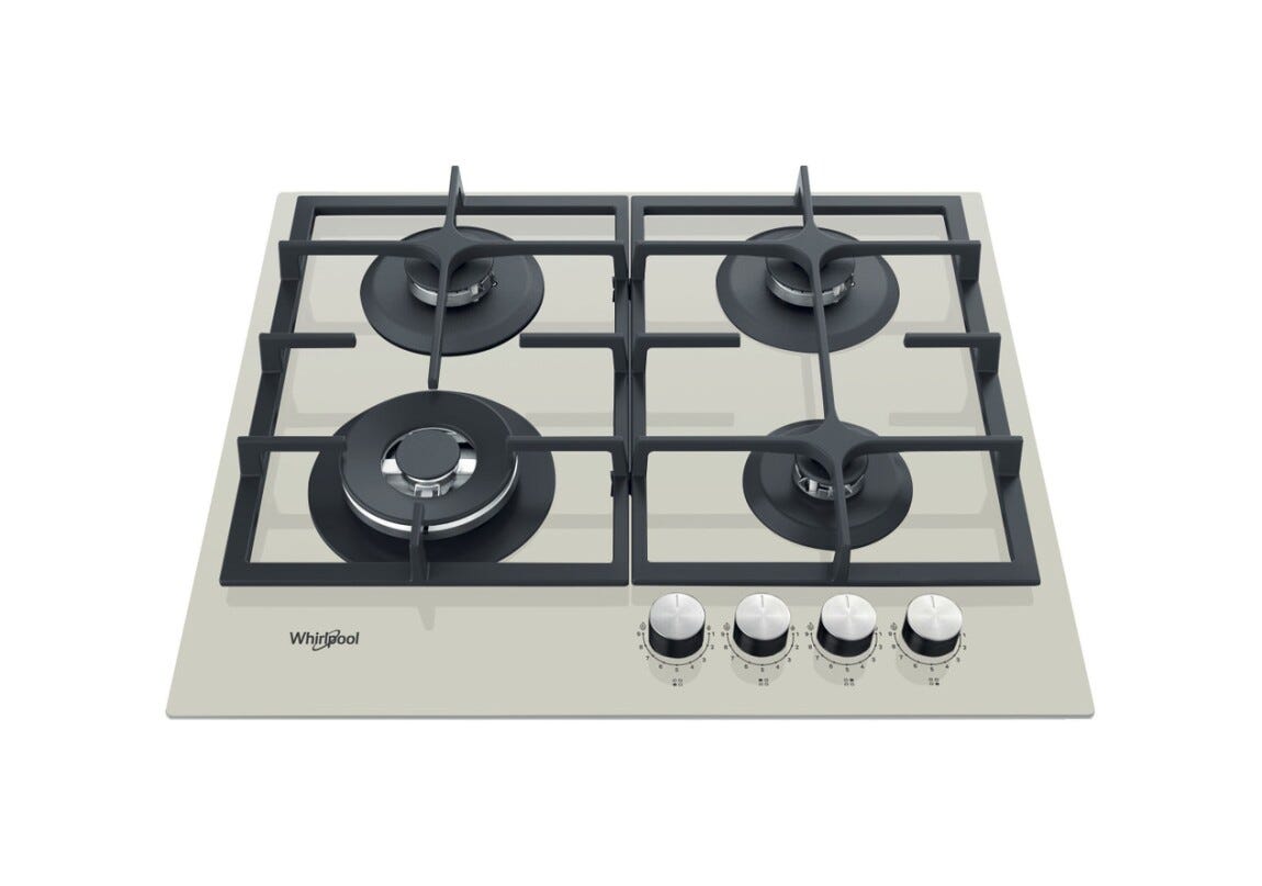 Whirlpool GOFL 629/S Piano cottura a gas cm. 59 - champagne