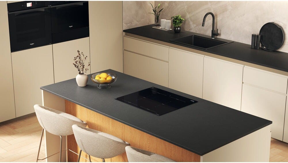 Whirlpool WTX6019DCF Piano cottura a induzione cm. 59 - vetroceramica nero