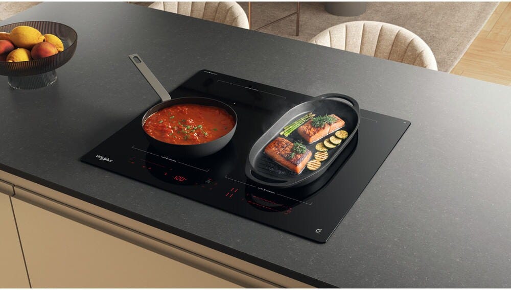 Whirlpool WTX6019DCF Piano cottura a induzione cm. 59 - vetroceramica nero