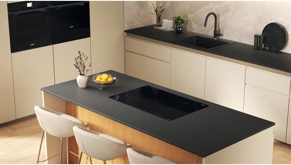 Whirlpool WTX8015DCF Piano cottura a induzione cm. 80 - vetroceramica nero
