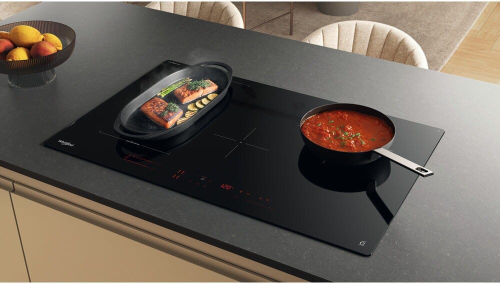 Whirlpool WTX8015DCF Piano cottura a induzione cm. 80 - vetroceramica nero