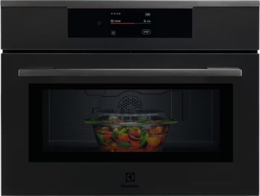 Electrolux KVM9E2XT Serie 700 MealAssist Forno microonde da incasso cm. 60 h. 46 - nero opaco