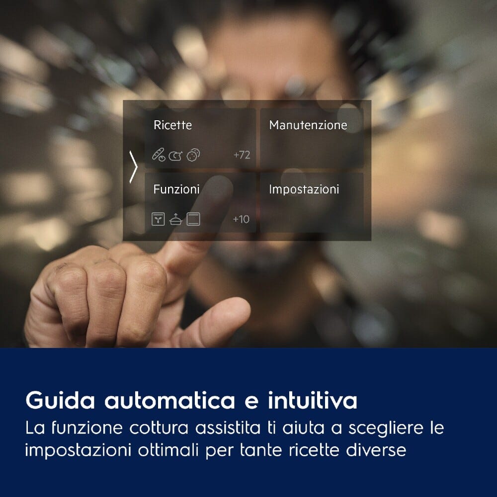 Electrolux LOC9P3XZ Serie 700 MealAssist Forno a vapore pirolitico cm. 60 - nero