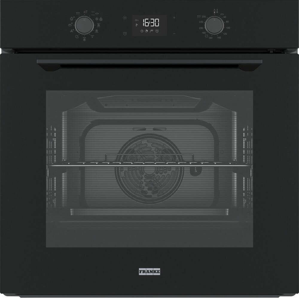 Franke FMA 97 P AS TBK Maris Forno elettrico da incasso con pulizia pirolitica, 71 litri, classe A+, total black