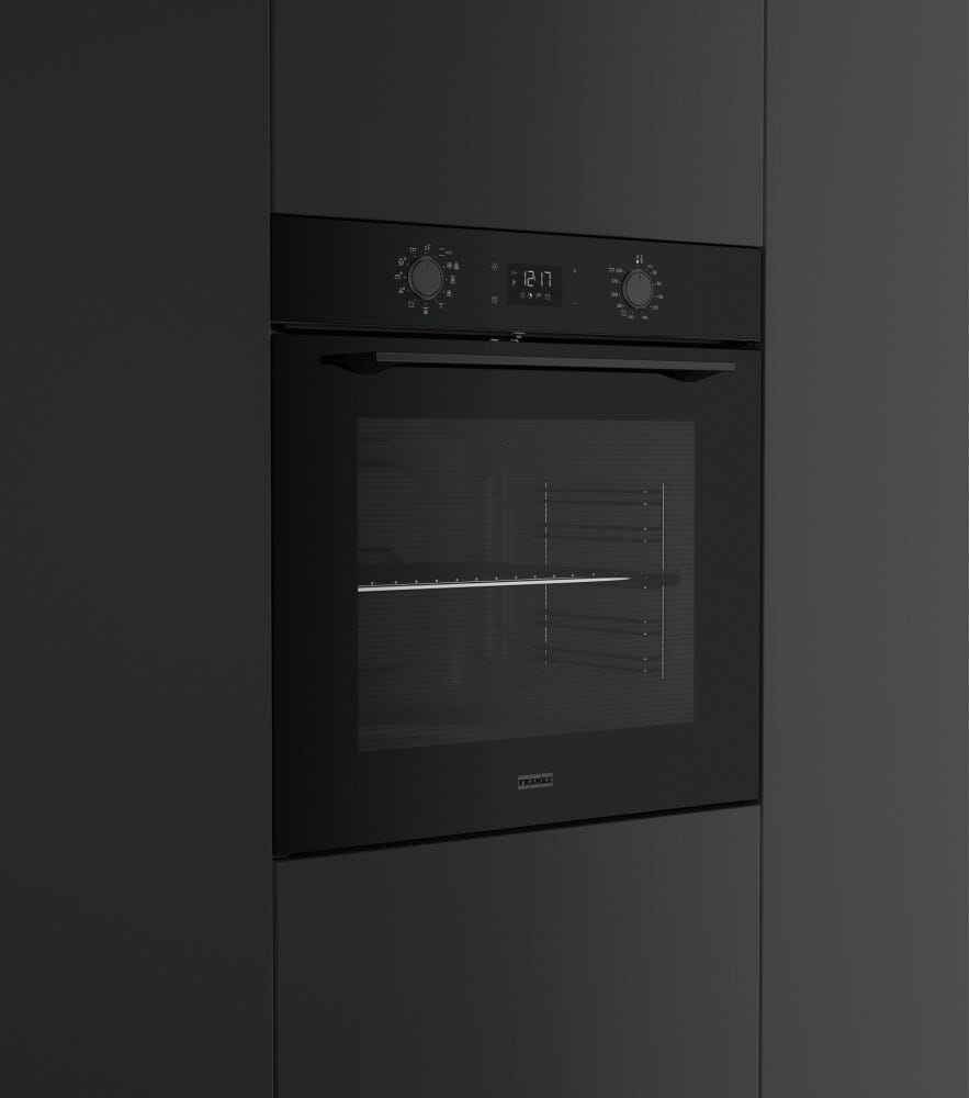 Franke FMA 97 P AS TBK Maris Forno elettrico da incasso con pulizia pirolitica, 71 litri, classe A+, total black