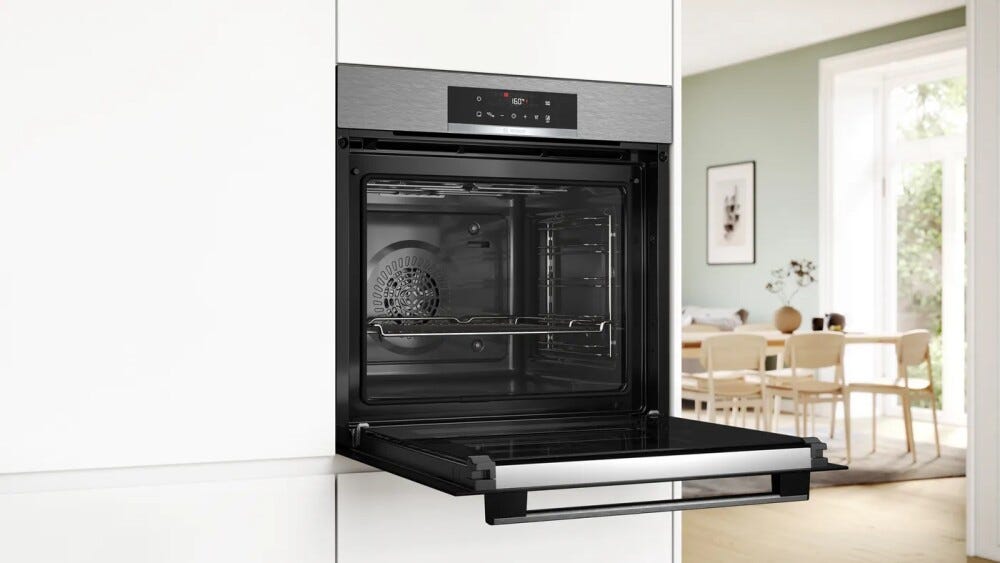 Bosch HBA171BS3 serie 2 Forno elettrico da incasso con pulizia pirolitica, 71 litri, inox