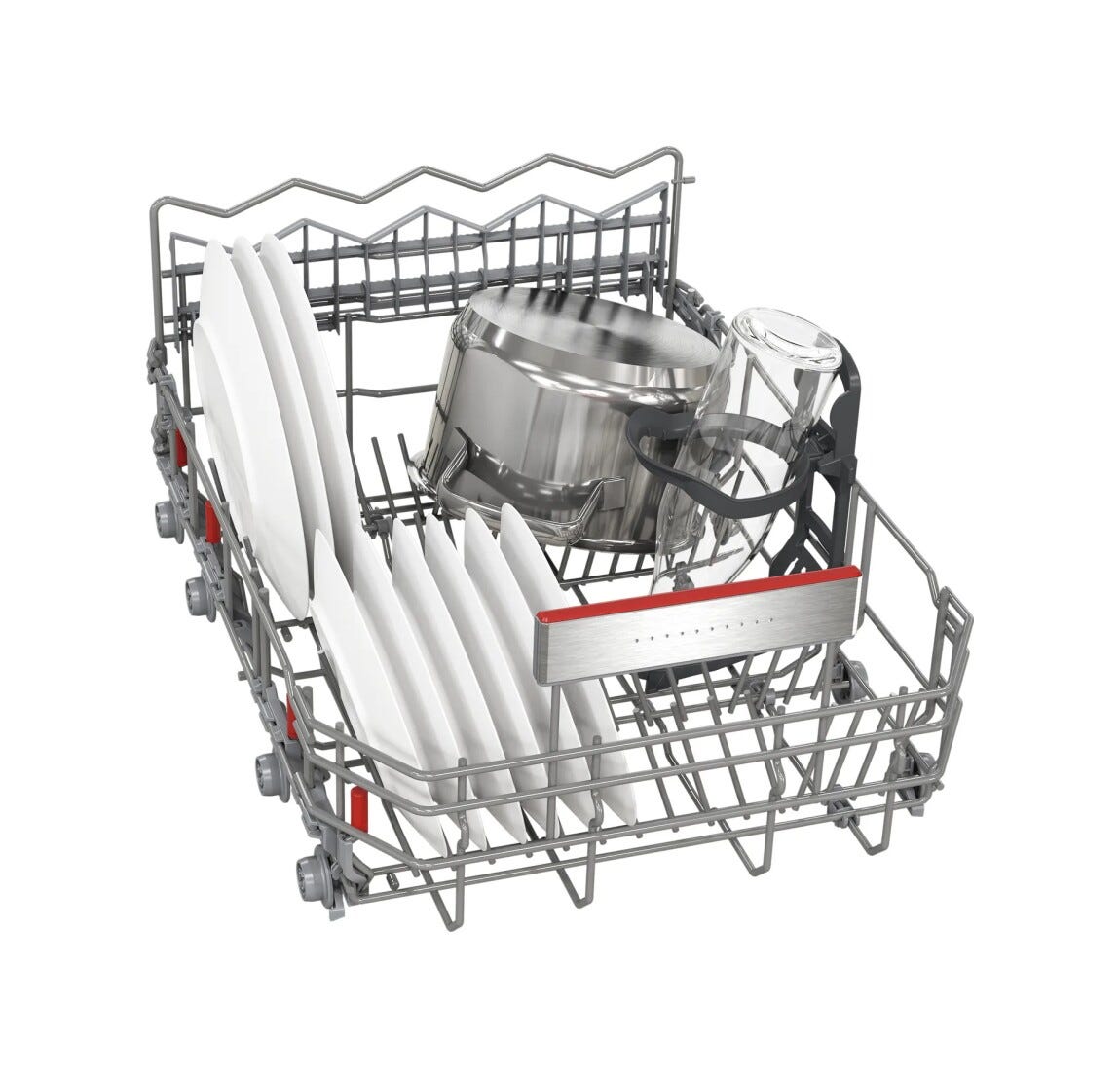 Bosch SPS6EMI21E serie 6 Lavastoviglie slim a libera installazione 45 cm, 10 coperti, acciaio spazzolato anti-impronta