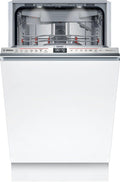 Bosch SPV6EMX09E serie 6 Lavastoviglie slim incasso totale, cm. 45, 10 coperti, motore EcoSilence e asciugatura EfficientDry