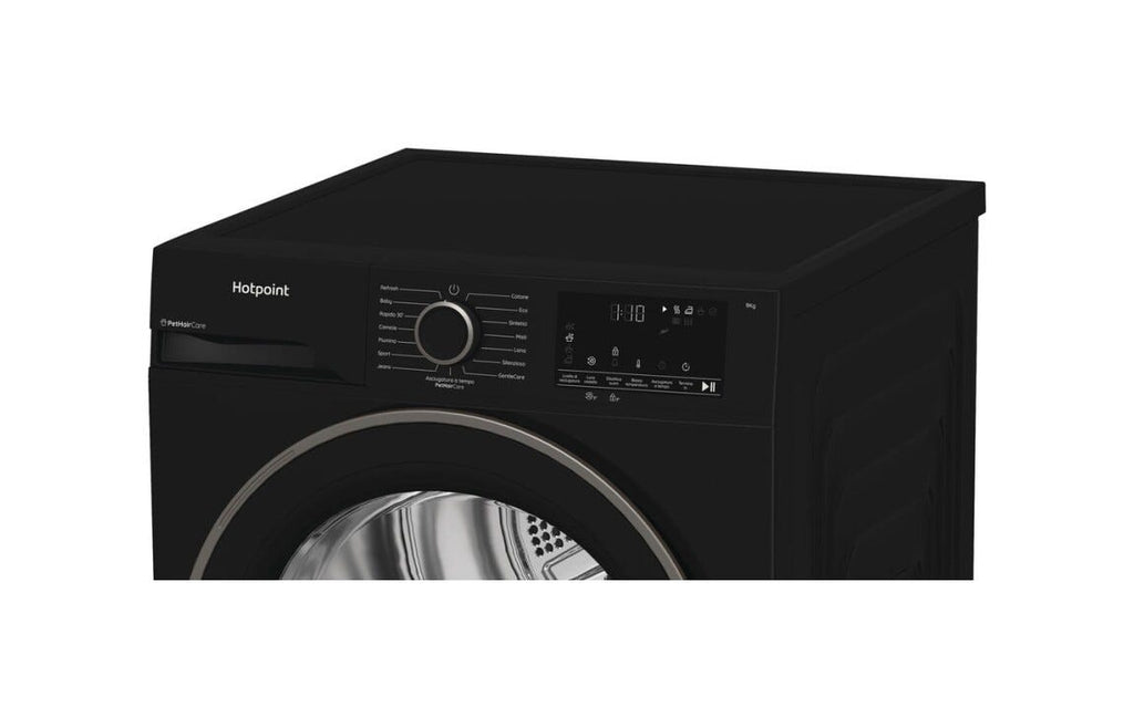 Hotpoint Ariston HPT 94D BBS IT Dèlica Asciugatrice cm. 60 - capacità 9 kg - nero