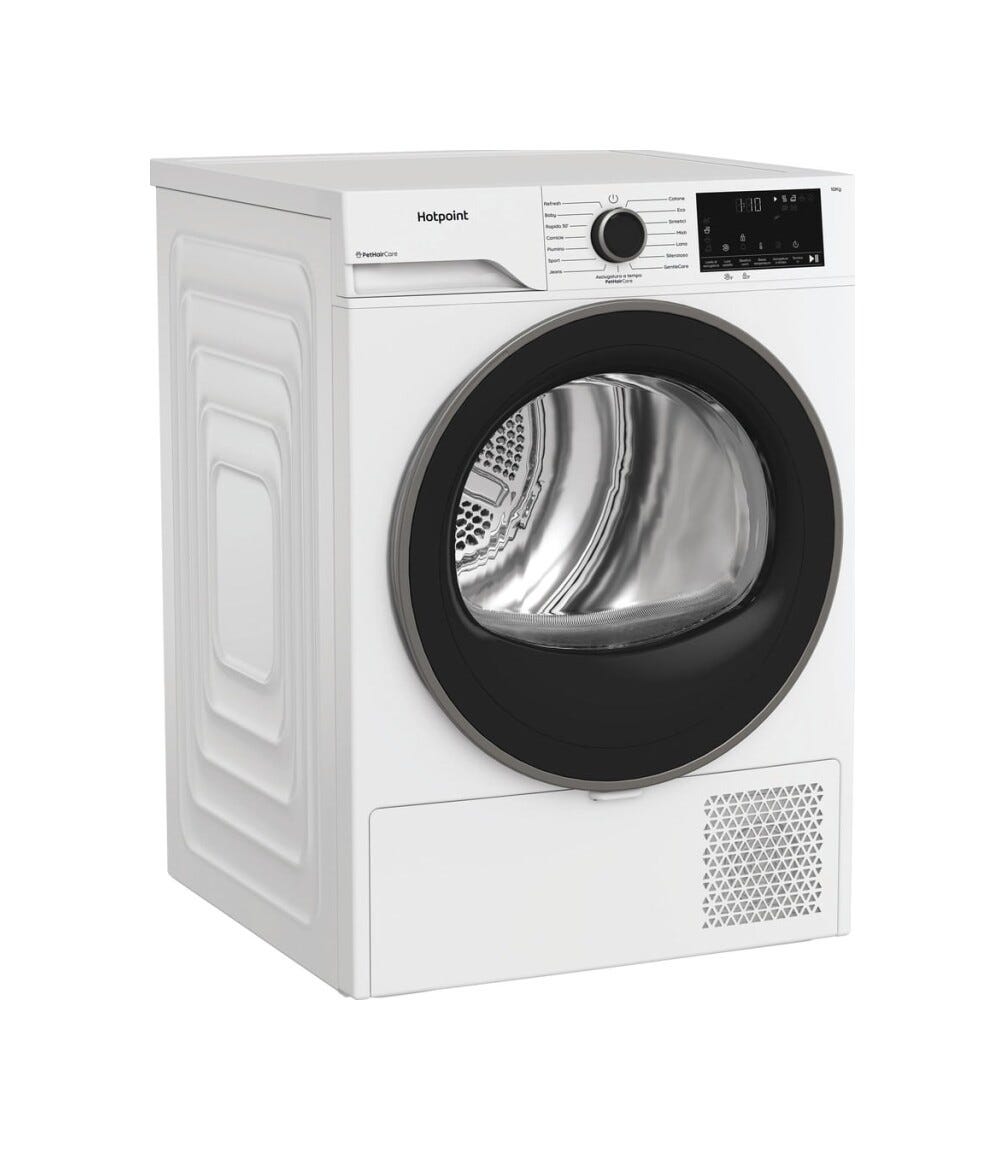 Hotpoint Ariston HPT 104D BS IT Dèlica Asciugatrice cm. 60 - capacità 10 kg - bianco