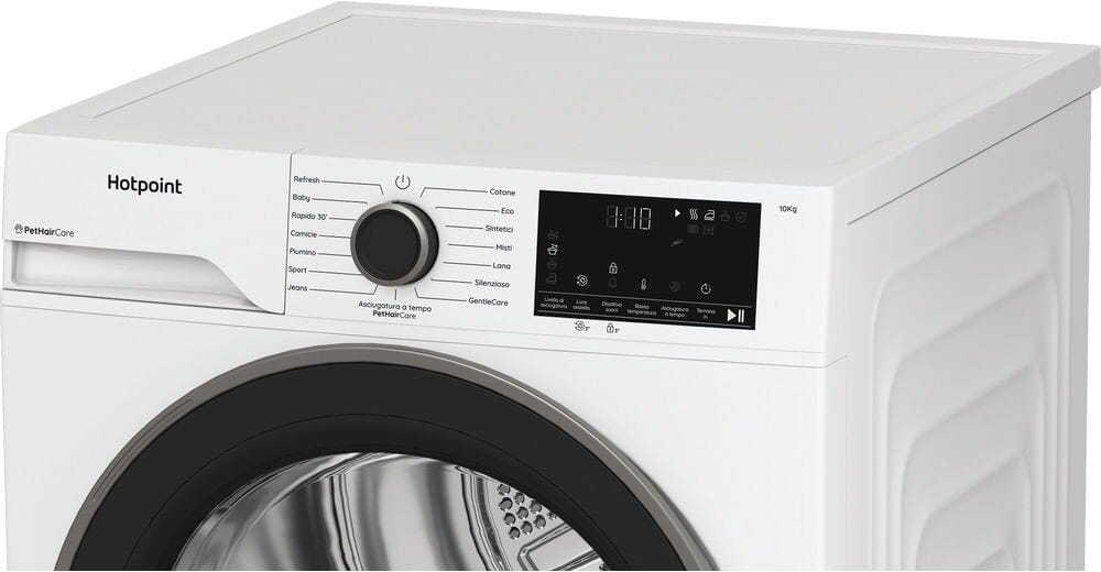 Hotpoint Ariston HPT 104D BS IT Dèlica Asciugatrice cm. 60 - capacità 10 kg - bianco