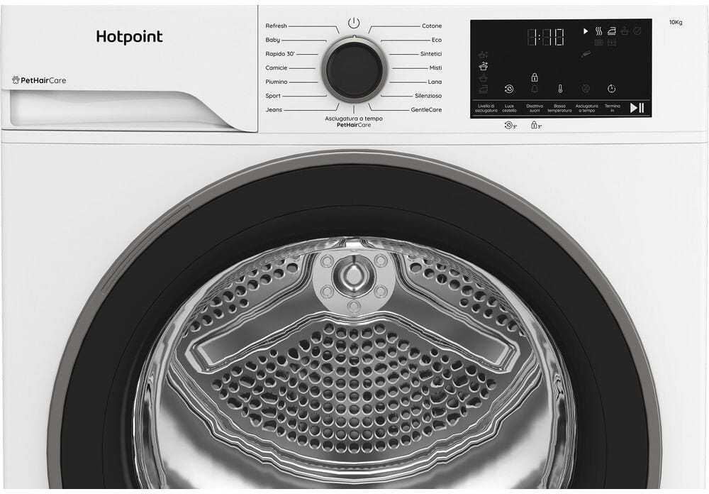 Hotpoint Ariston HPT 104D BS IT Dèlica Asciugatrice cm. 60 - capacità 10 kg - bianco