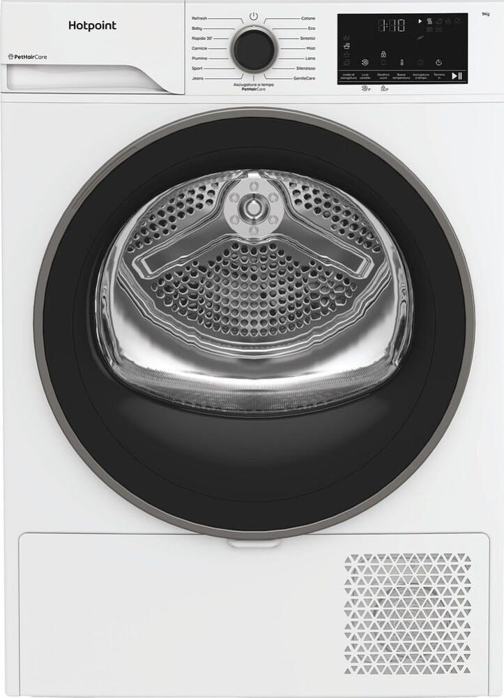 Hotpoint Ariston HPT 94D BS IT Asciugatrice cm. 60 - capacità 9 kg - bianco
