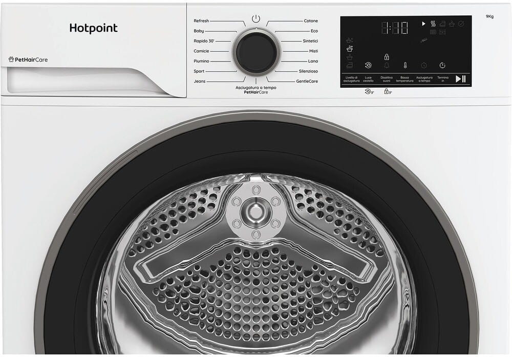 Hotpoint Ariston HPT 94D BS IT Asciugatrice cm. 60 - capacità 9 kg - bianco