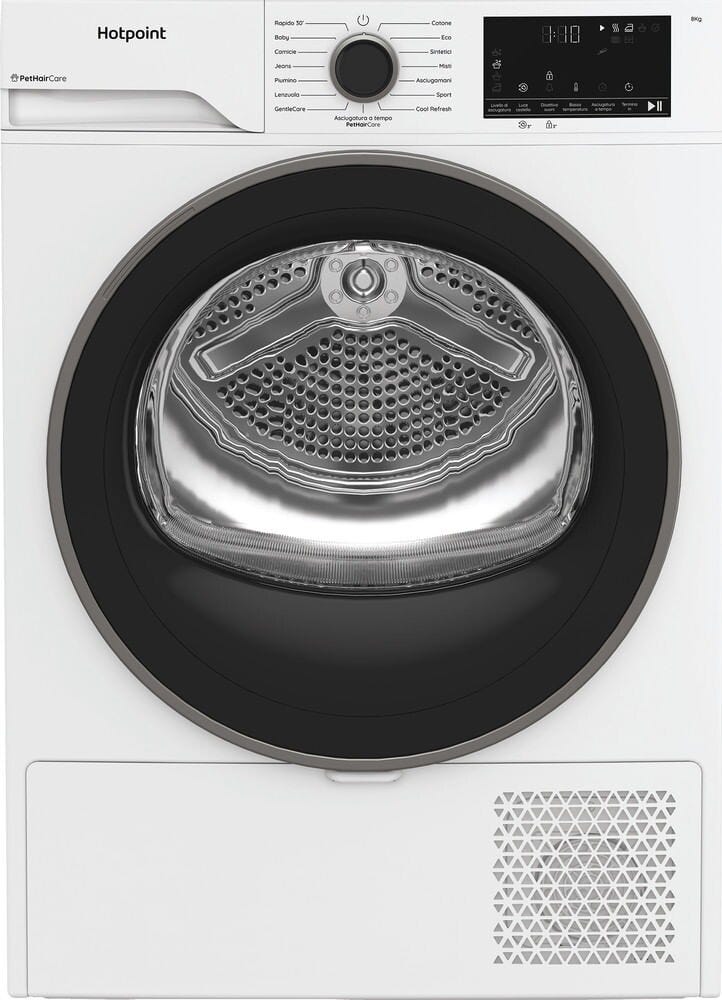 Hotpoint Ariston HPT 83D BS IT Dèlica Asciugatrice cm. 60 - capacità 8 kg - bianco