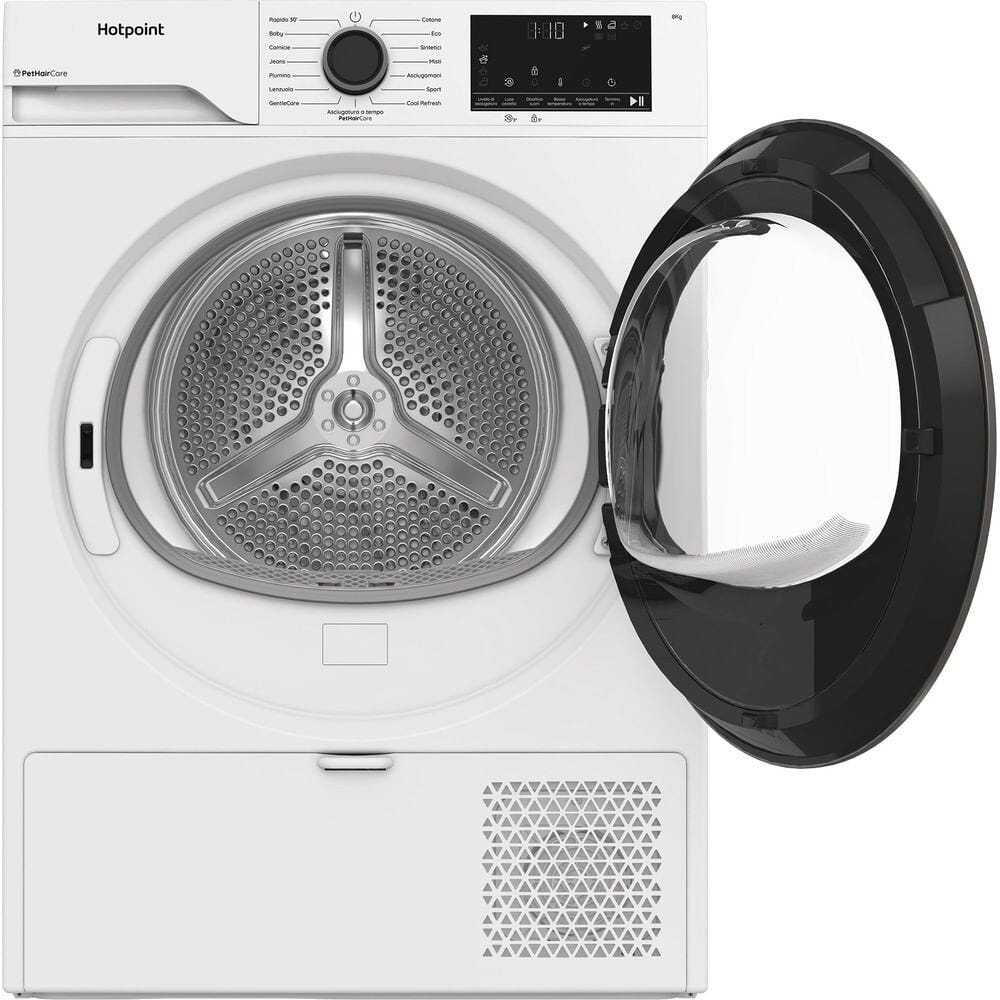 Hotpoint Ariston HPT 83D BS IT Dèlica Asciugatrice cm. 60 - capacità 8 kg - bianco