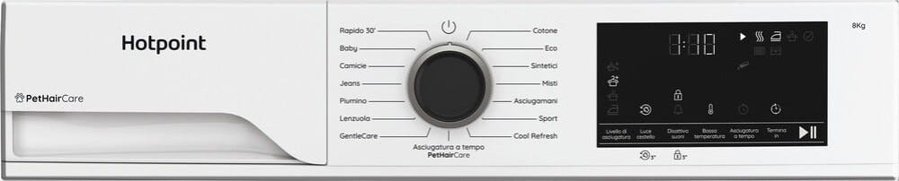 Hotpoint Ariston HPT 83D BS IT Dèlica Asciugatrice cm. 60 - capacità 8 kg - bianco