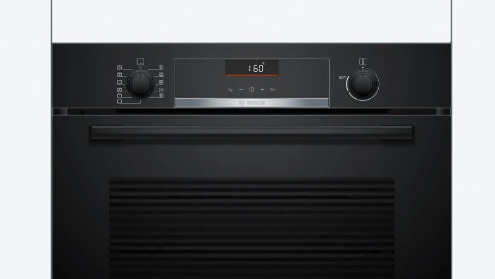 Bosch HBG536EB4 serie 6 forno da incasso, 60 cm, EcoClean, nero