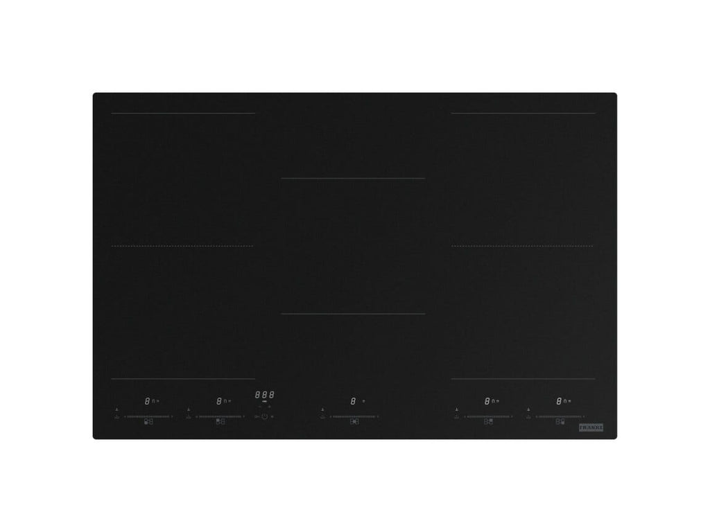 Franke FMY 805 I F KL MB Mythos Piano cottura a induzione 5 zone, 2 zone Flexi, 77 x 51 cm, vetro Black Matt, tecnologia K-Link