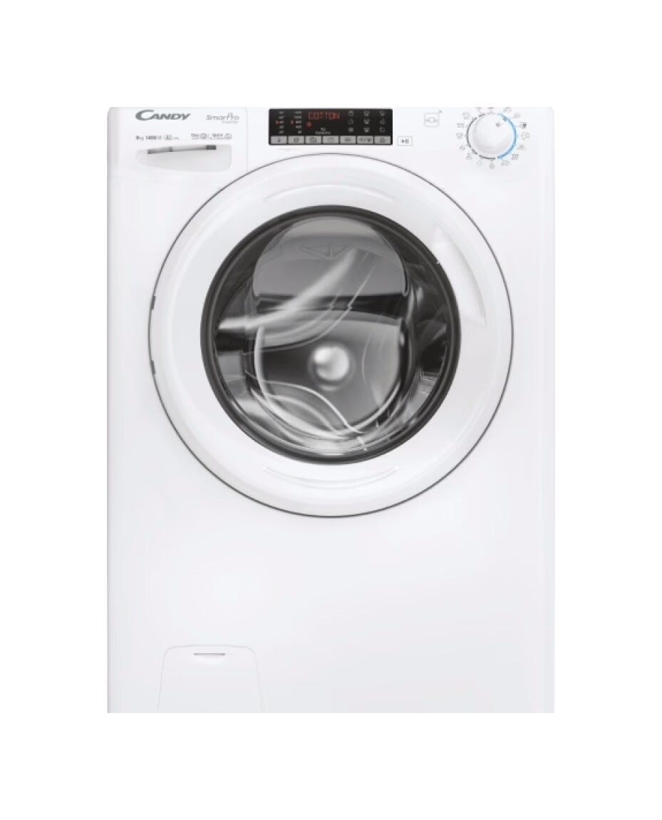 Candy CSO486TWM6/1-S Inverter Smart Pro Lavatrice, 8 kg, classe A, 1400 giri, bianco