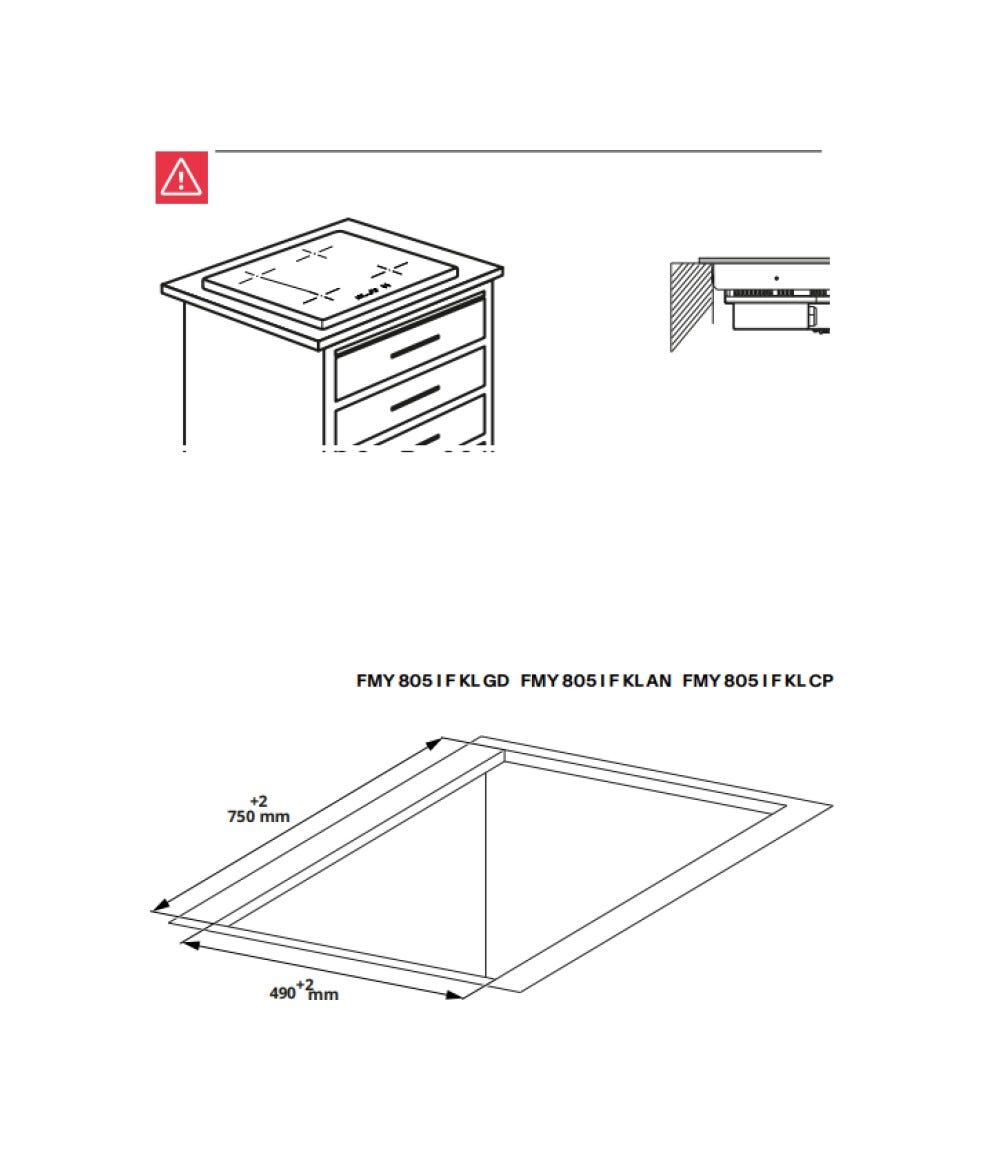 Franke FMY 805 I F KL GD Mythos Masterpiece Piano cottura a induzione 5 zone, 2 zone flexi, 77 x 51 cm, vetro nero con profilo oro, tecnologia k-link