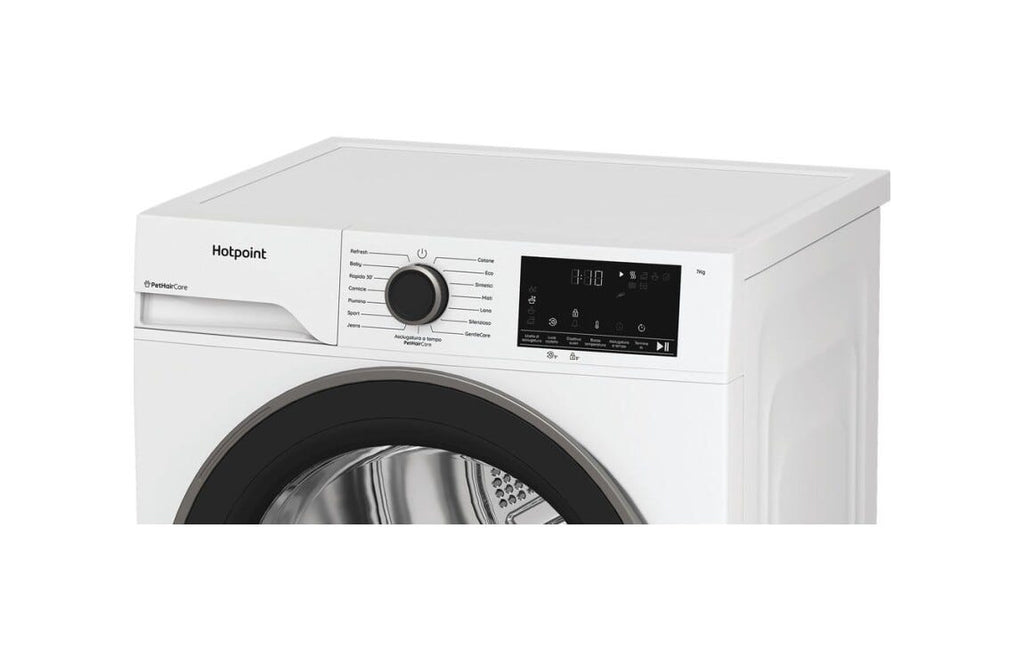 Hotpoint Ariston HPTS 74D BS IT Dèlica Asciugatrice a pompa di calore 7 kg, motore Inverter BPM, classe C, bianco