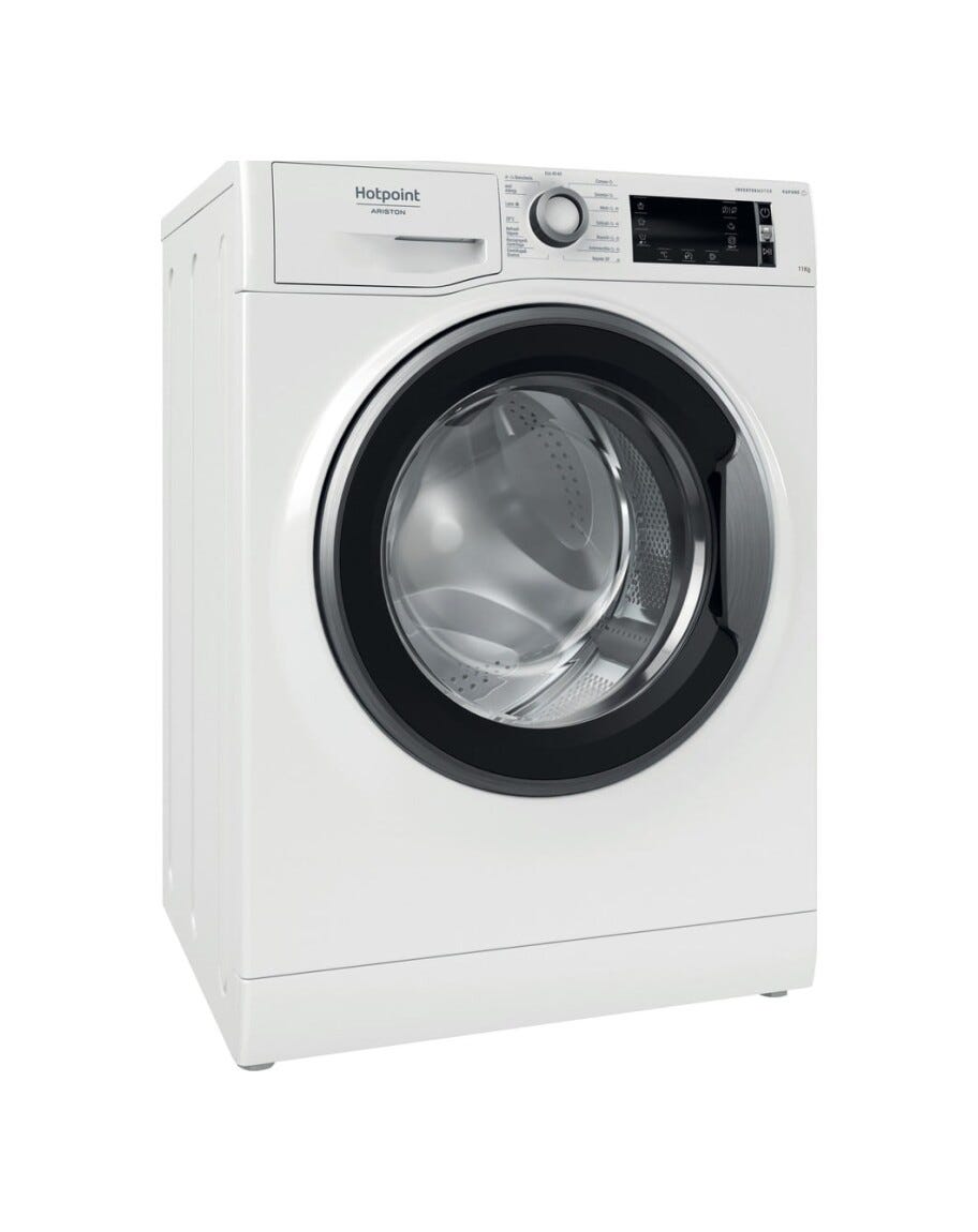 Hotpoint Ariston NBT 1148 WSA IT Lavatrice a libera installazione, capacità 11 kg, 1400 giri, motore inverter, bianco
