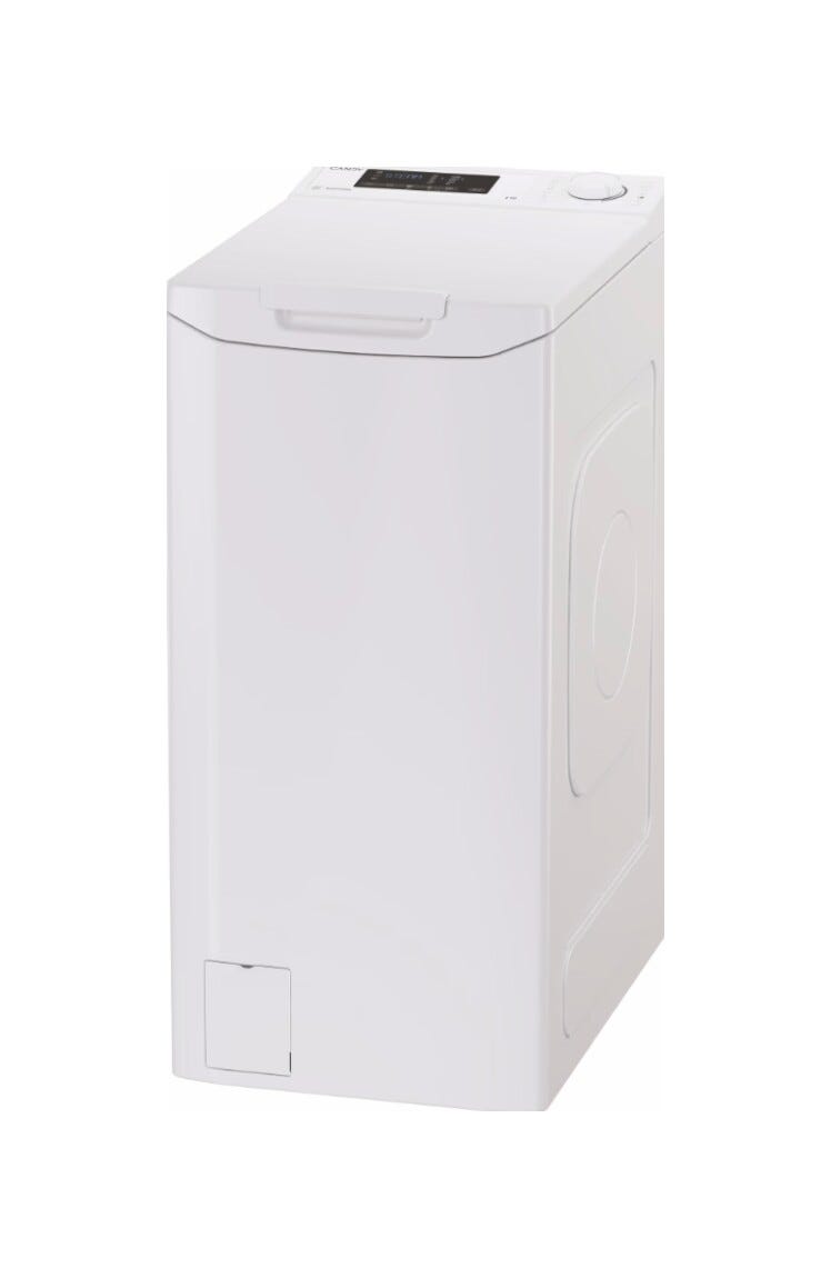 Candy TCAS265D3-S ProWash 300 Lavatrice a carica dall’alto, 6 kg, 1200 RPM, Classe C, 17 programmi