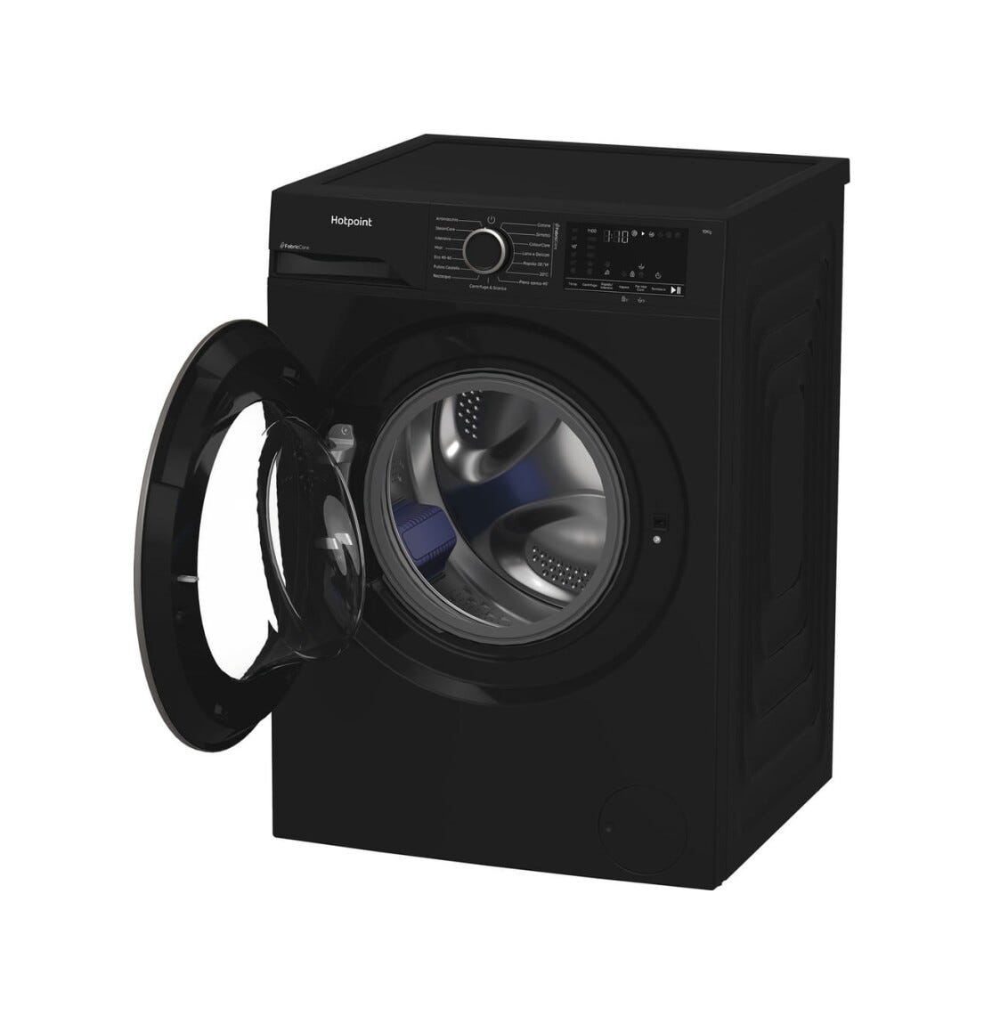 Hotpoint Ariston HB 103B CARE IT Dèlica Lavatrice a libera installazione, capacità 10 kg, 1400 giri, motore inverter, nero