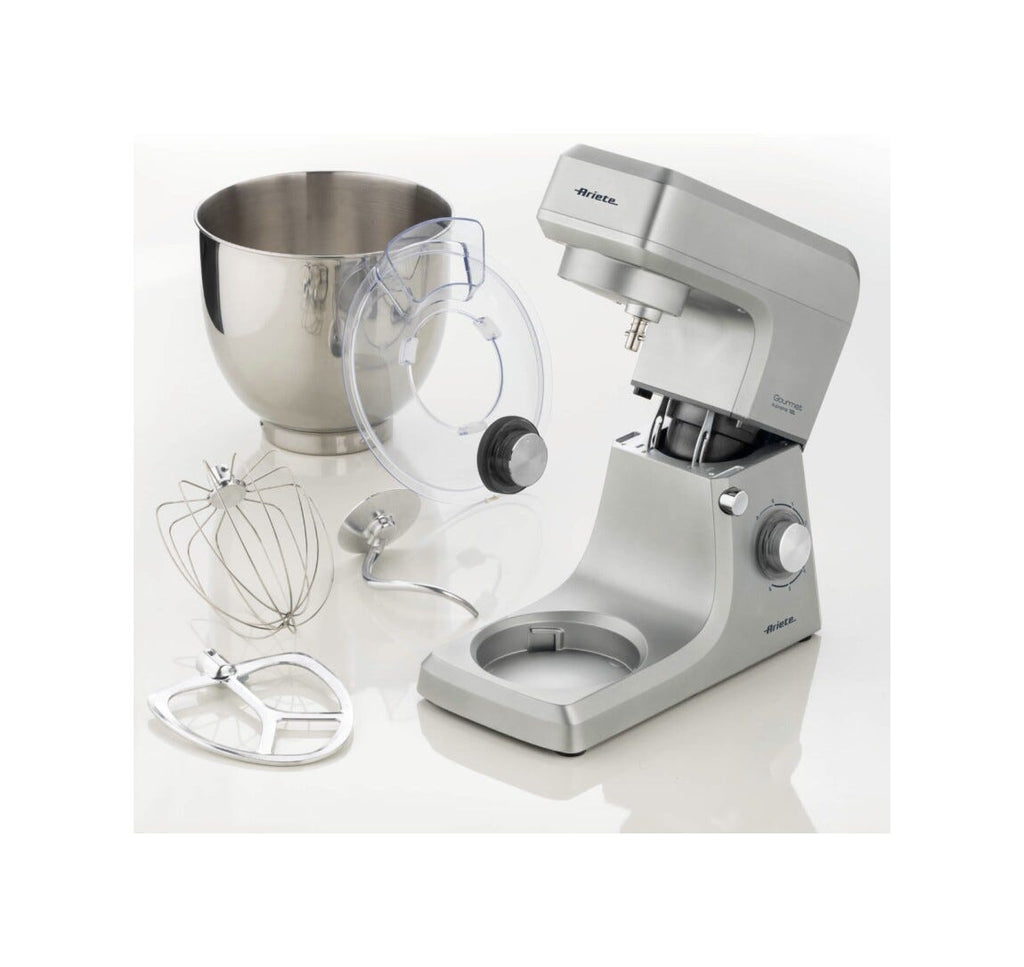 Ariete 1576/00 Gourmet Supreme Impastatrice planetaria, 2000W, capacità 10 Litri, 6 velocità + Pulse, nero/inox
